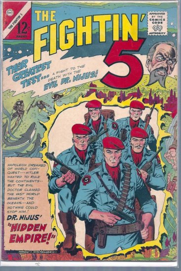 FIGHTIN' 5 # 36, 4.5 VG +