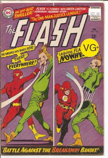 Flash # 158, 4.5 VG +