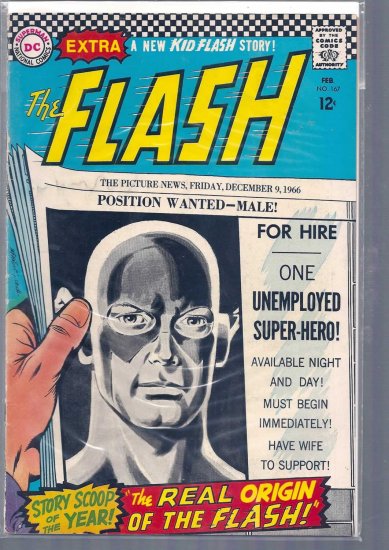 Flash # 167, 4.5 VG +