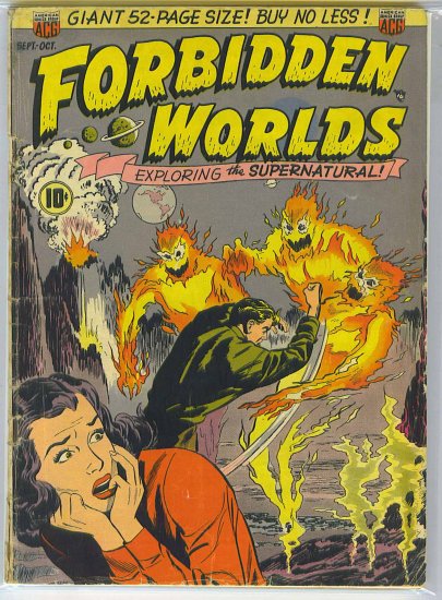 Forbidden Worlds # 2, 2.5 GD +