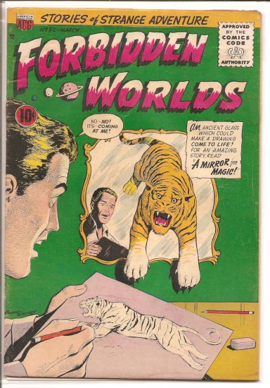 FORBIDDEN WORLDS # 52, 3.0 GD/VG