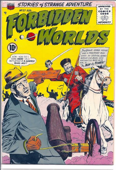 FORBIDDEN WORLDS # 57, 4.0 VG