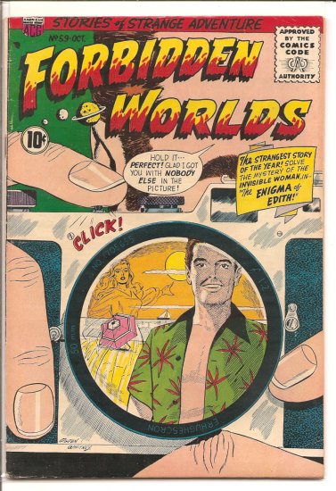 FORBIDDEN WORLDS # 59, 4.0 VG