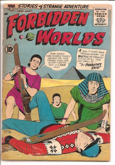 FORBIDDEN WORLDS # 69, 3.5 VG -