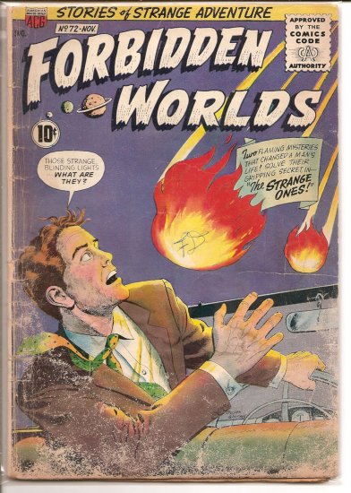FORBIDDEN WORLDS # 72, 1.5 FR/GD