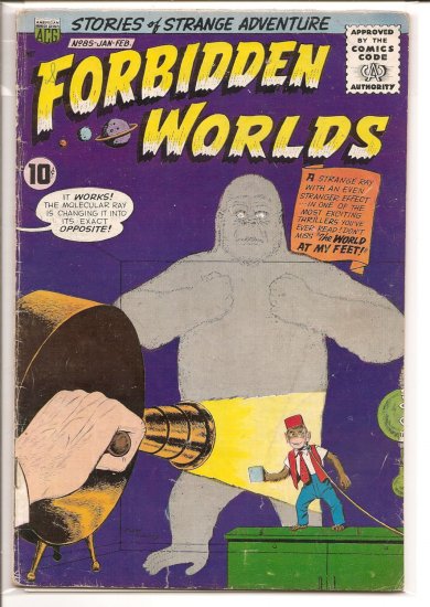 FORBIDDEN WORLDS # 85, 3.0 GD/VG