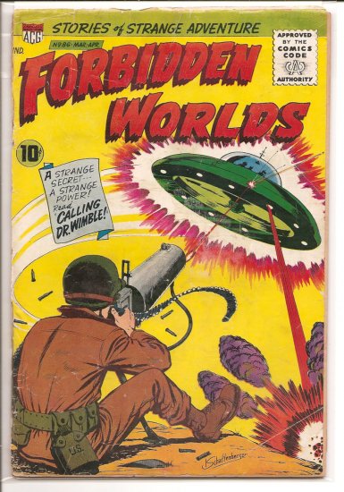 FORBIDDEN WORLDS # 86, 1.8 GD -