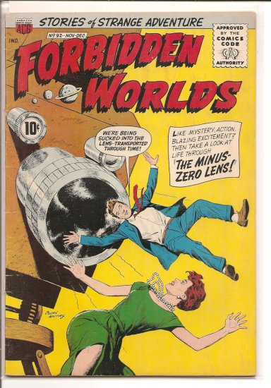FORBIDDEN WORLDS # 92, 3.5 VG -