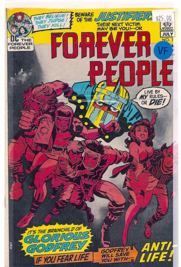 Forever People # 3, 8.0 VF