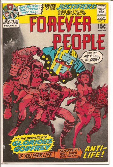 Forever People # 3, 7.5 VF -