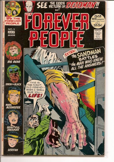 Forever People # 9, 4.5 VG +