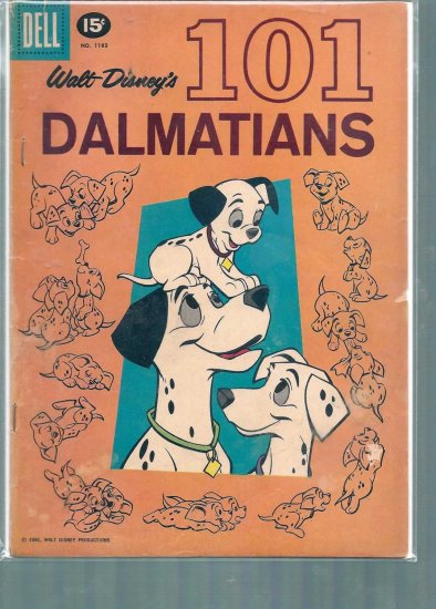 FOUR COLOR 101 DALMATIONS # 1183, 3.0 GD/VG