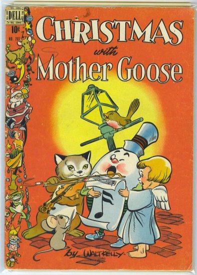 Four Color Christmas With Mother Goose # 201, 3.5 VG -