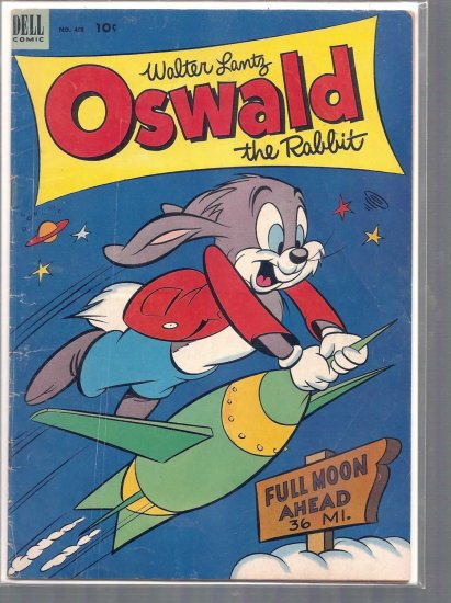 FOUR COLOR OSWALD THE RABBIT # 458, 4.0 VG
