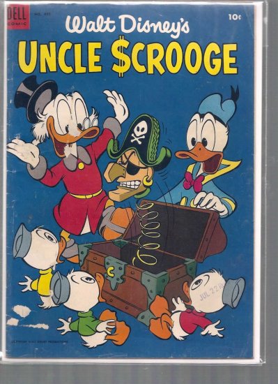 FOUR COLOR UNCLE SCROOGE # 495, 4.0 VG