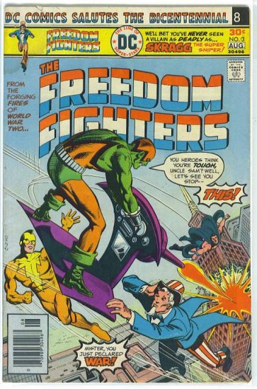 Freedom Fighters # 3, 3.5 VG -