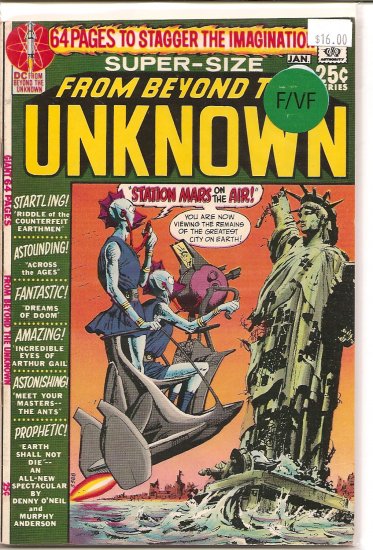 From Beyond the Unknown # 8, 7.0 FN/VF