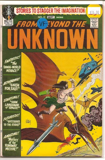 From Beyond the Unknown # 12, 7.5 VF -