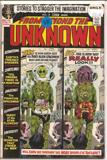 From Beyond the Unknown # 13, 7.5 VF -