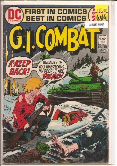 G.I. Combat # 155, 3.0 GD/VG