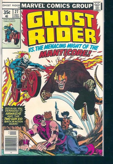 GHOST RIDER # 27, 6.0 FN