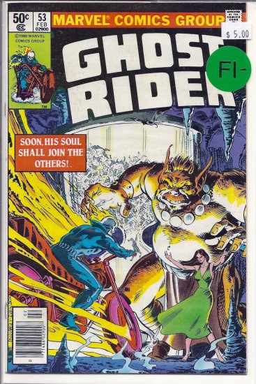 Ghost Rider # 53, 5.5 FN -