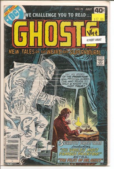 Ghosts # 78, 4.5 VG +