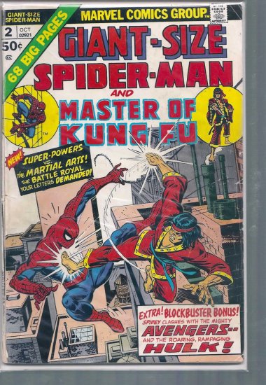 GIANT SIZE SPIDER-MAN # 2, 1.8 GD -