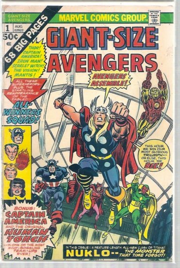 GIANT-SIZE AVENGERS # 1, 2.5 GD +