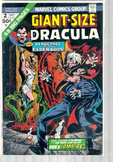 GIANT-SIZE DRACULA # 2, 4.5 VG +