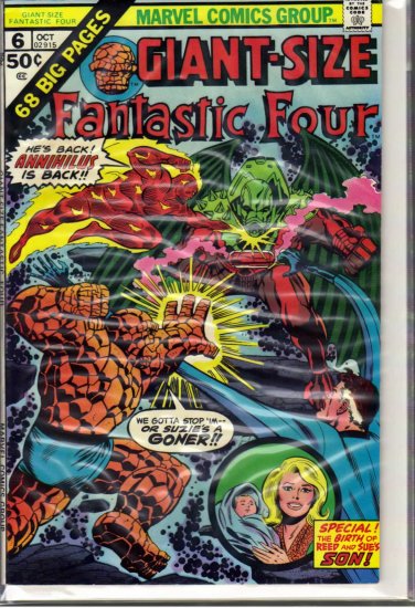 GIANT-SIZE FANTASTIC FOUR # 6, 5.0 VG/FN
