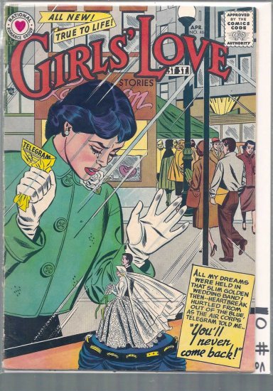 GIRLS' LOVE STORIES # 46, 4.0 VG