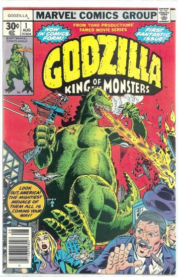 GODZILLA # 1, 7.5 VF -