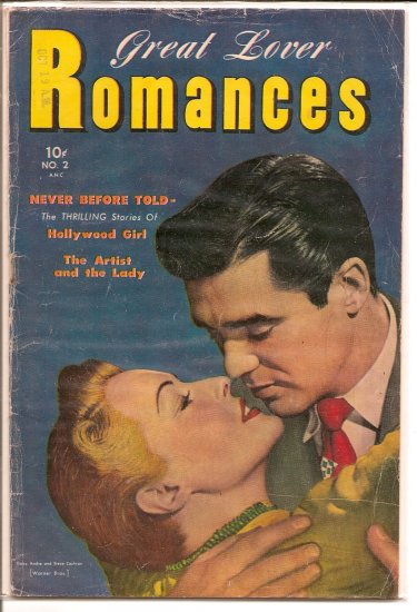 Great Lover Romances # 2, 3.5 VG -