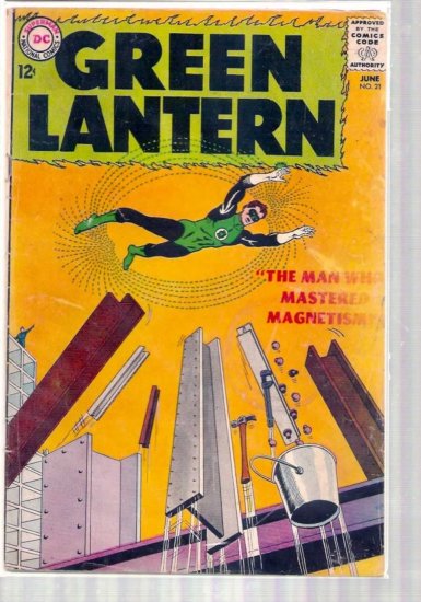 GREEN LANTERN # 21, 2.5 GD +