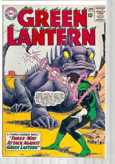 GREEN LANTERN # 34, 2.5 GD +