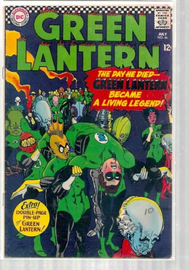 GREEN LANTERN # 46, 3.5 VG -