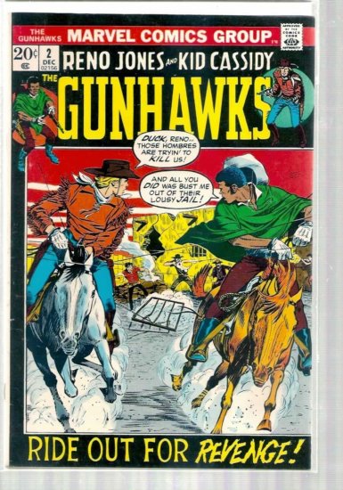 GUNHAWKS # 2, 4.5 VG +