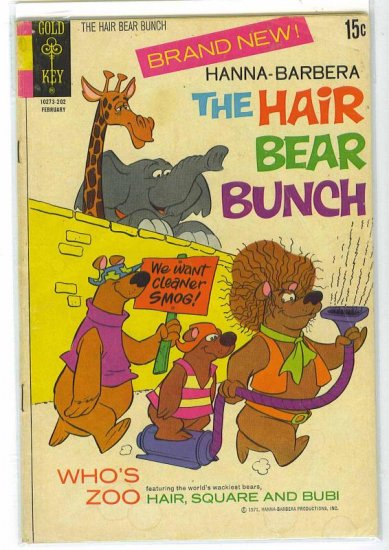 Hair Bear Bunch # 1, 2.5 GD +