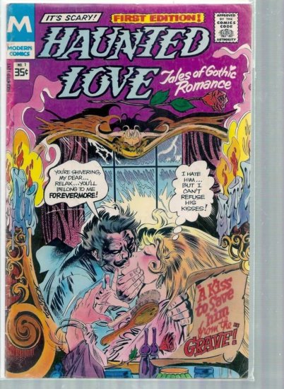 HAUNTED LOVE # 1, 4.5 VG +