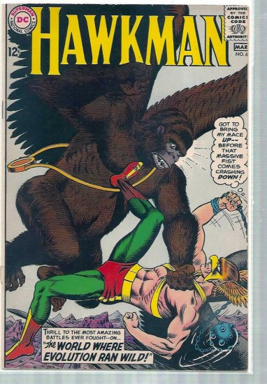 HAWKMAN # 6, 4.0 VG