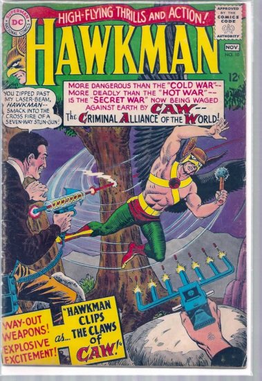 HAWKMAN # 10, 3.5 VG -