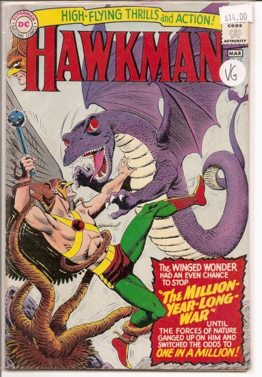 Hawkman # 12, 4.0 VG