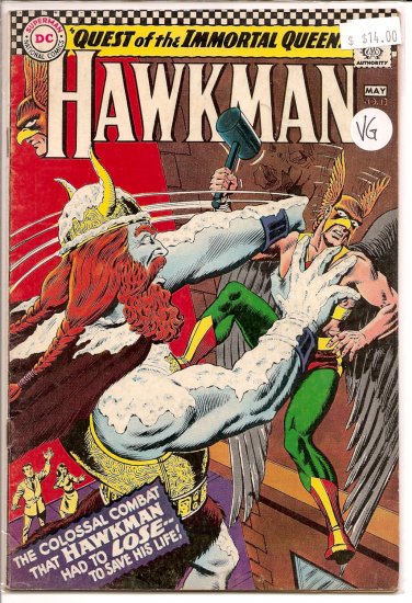 Hawkman # 13, 4.0 VG