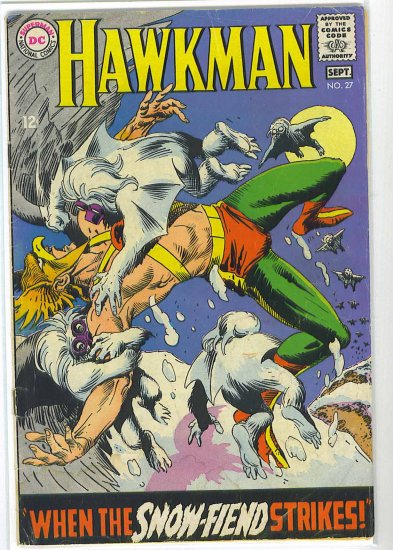 Hawkman # 27, 2.5 GD +