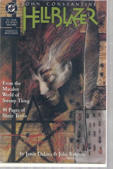 HELLBLAZER # 1, 4.5 VG +