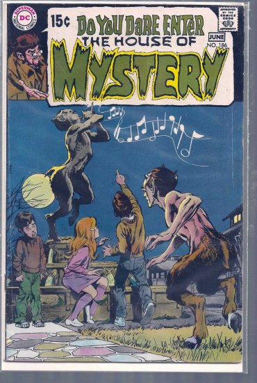 HOUSE OF MYSTERY # 186, 4.0 VG