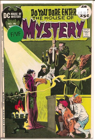 House Of Mystery # 196, 7.0 FN/VF