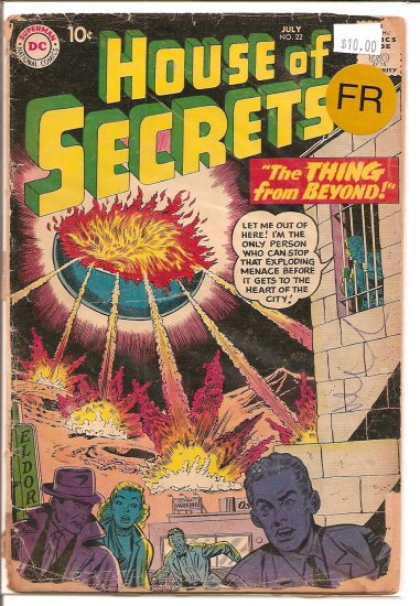 House Of Secrets # 22, 1.0 FR