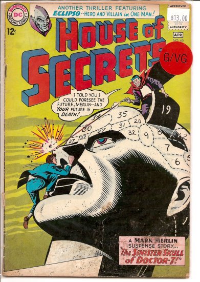 House Of Secrets # 65, 3.0 GD/VG